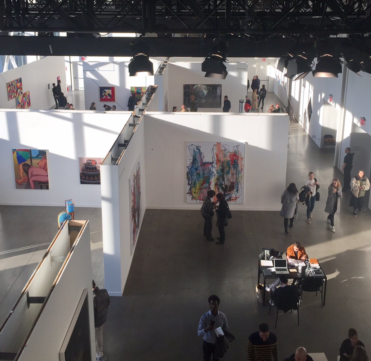 Independent Art Fair from above