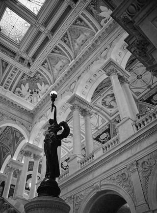 Library of Congress Statues - Great Hall, Thomas Jefferson Building